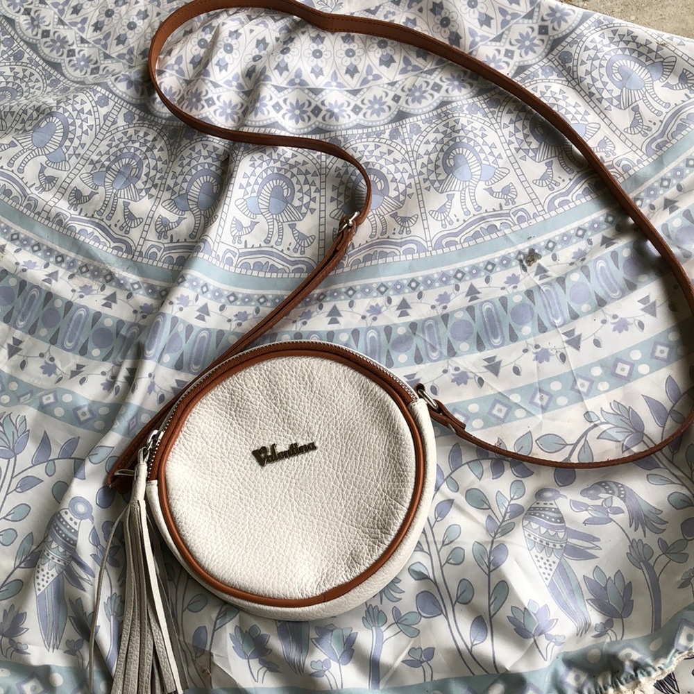 Valentina Leather Tassel Crossbody made in Italy